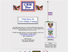 Tablet Screenshot of crwflags.com